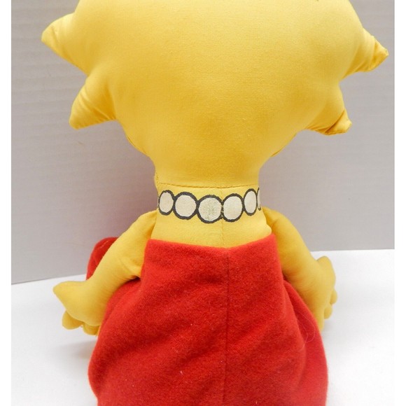 The Simpsons Lisa Simpson Collectible Dan-Dee Plush Stuffed Rag Doll Groening - Picture 6 of 12